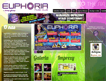 Tablet Screenshot of clubeuphoria.pl